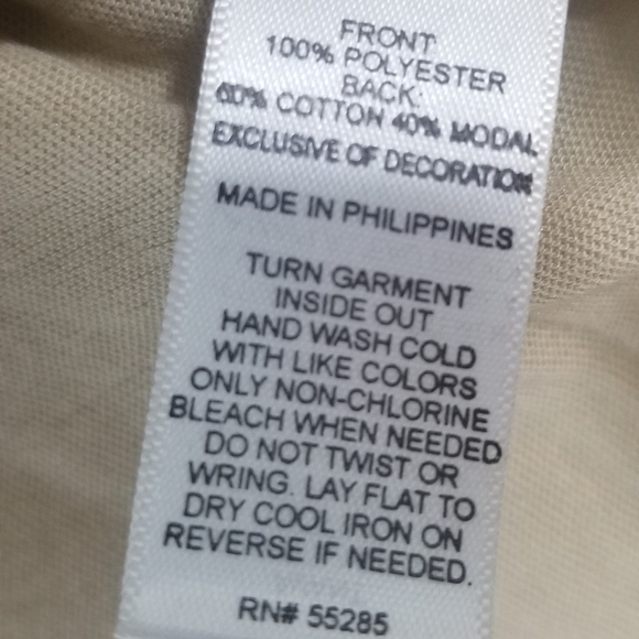 Express Tan & Silver Sequinned Womens Blouse. Size XS. Flashy Night Out Top EUC - Picture 5 of 6